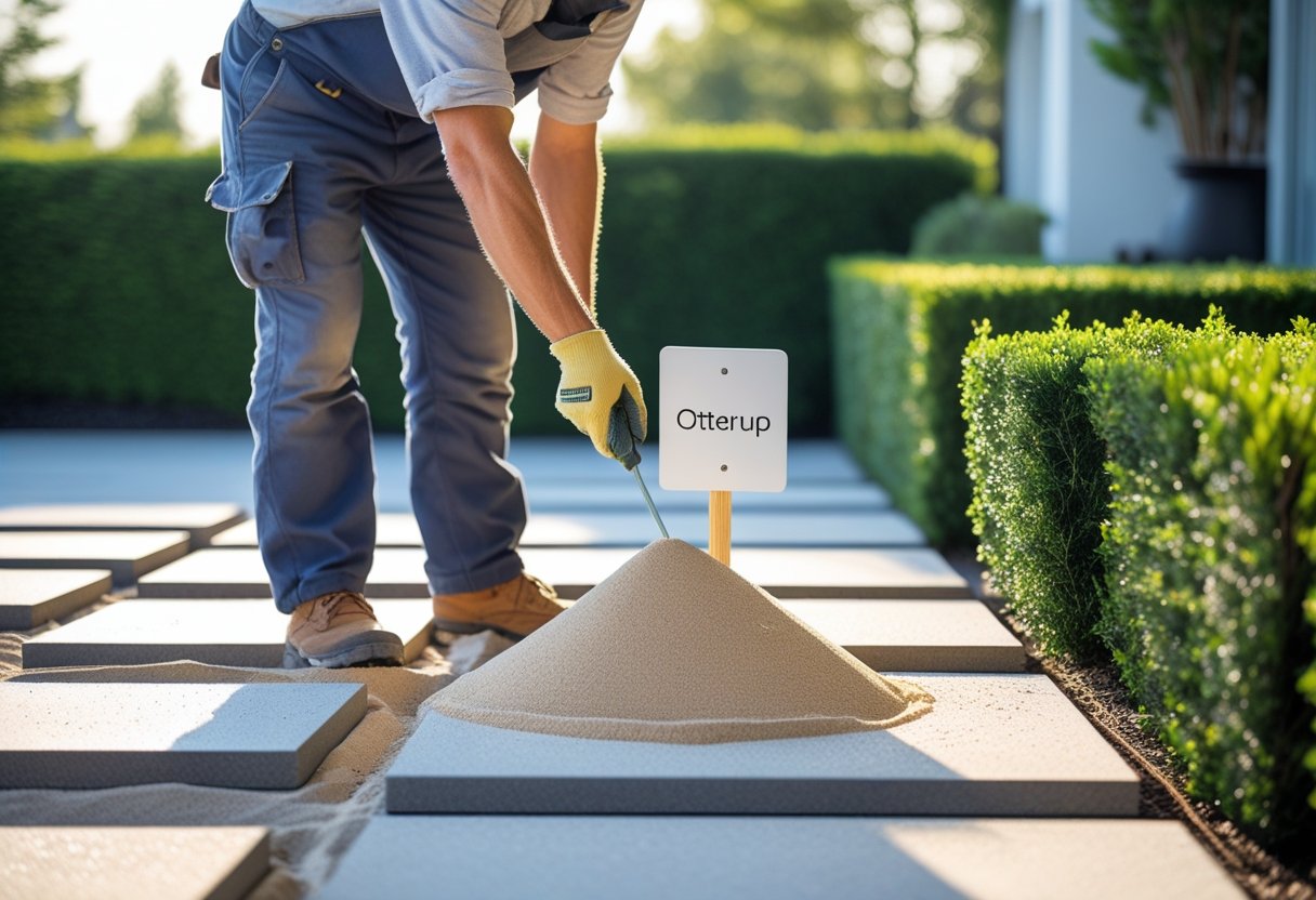 Saadan vaelger du det rette sand til fliser og nyt skilt Otterup